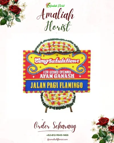 Bunga Papan Congratulation di Tanjung Rejo